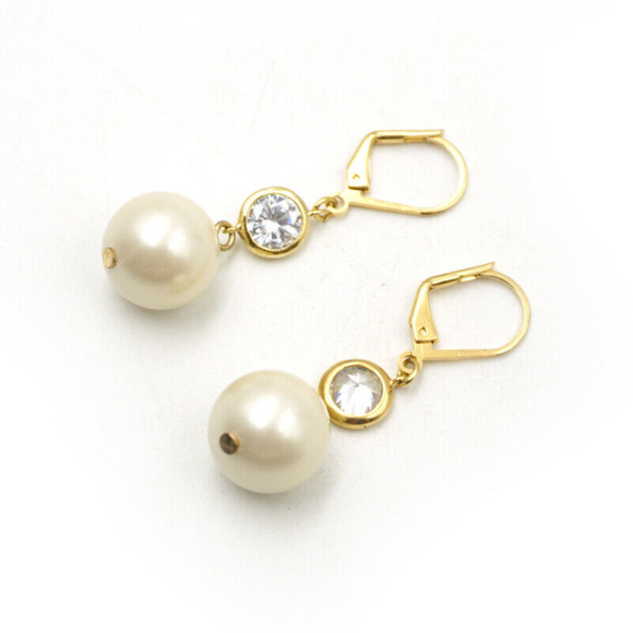KATE SPADE BRIGHT IDEAS PEARL DROP EARRINGS - Picture 2 of 3